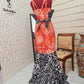 Garnet Runway Dress with Detachable Crown Bustier