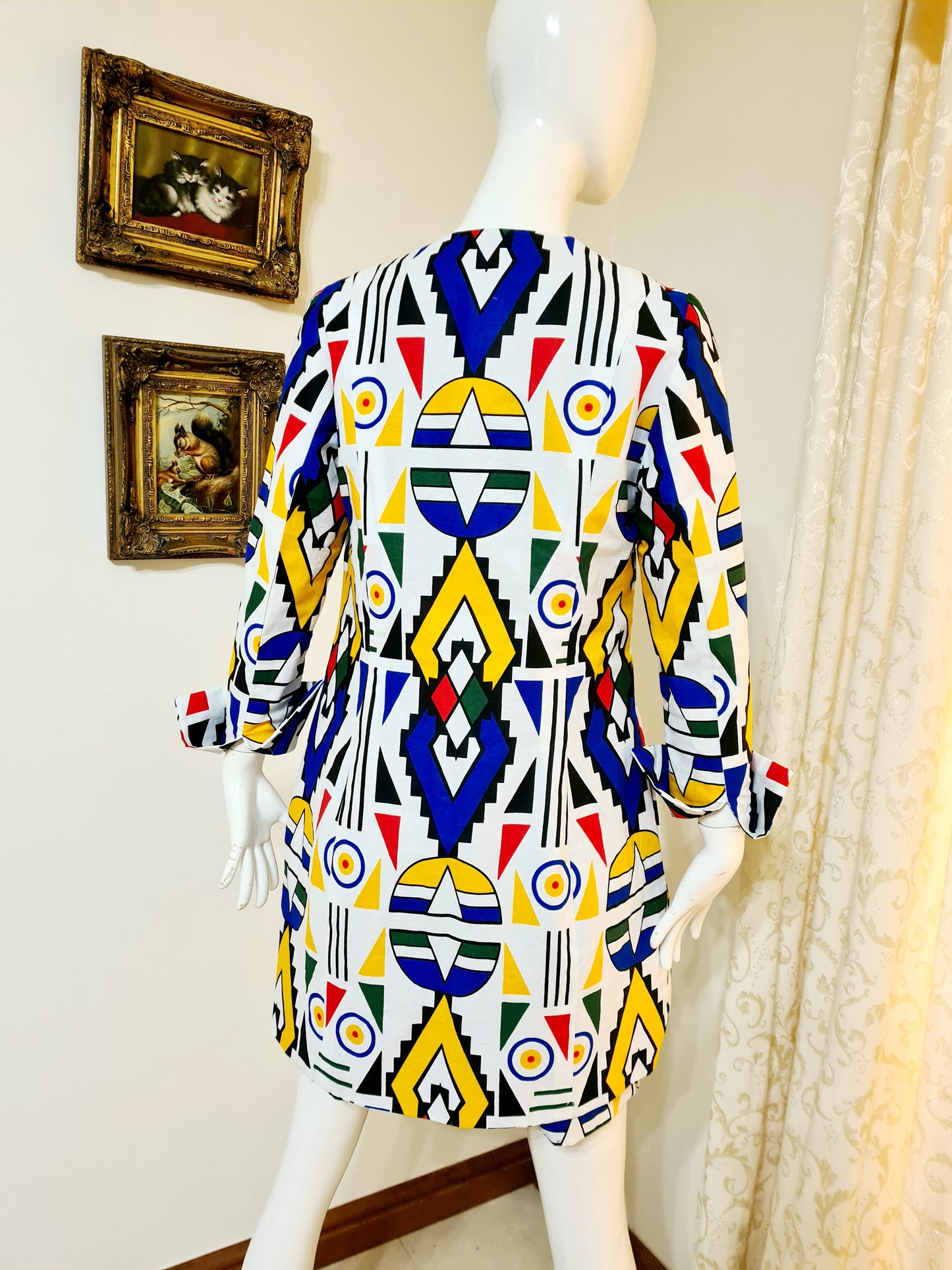 Ndebele Print Jacket and Shorts
